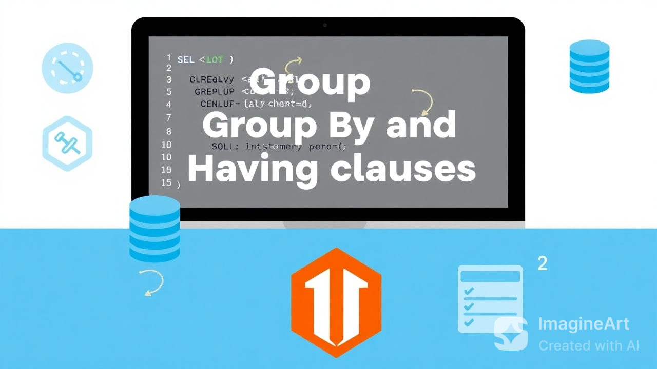 Using SQL Group By and Having Clauses in Magento 2